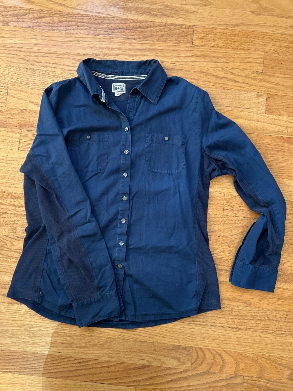 Converse One Star navy button down shirt XL